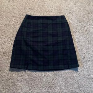 brandy melville plad skirt
